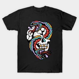 Skull and snake T-Shirt